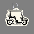 Paper Air Freshener Tag W/ Tab - Golf Cart